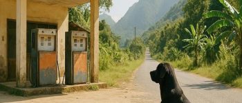 Một chú chó chờ đợi gia đình mình tại cây xăng cũ suốt bốn năm.